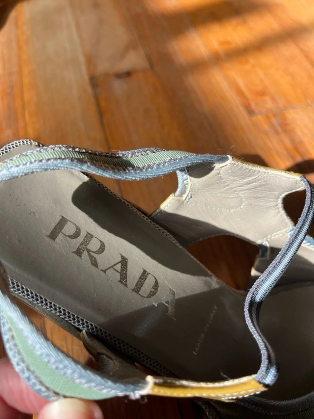 Iconic 2000s Prada Mercury slingback mesh kitten heels - Picture 5 of 13
